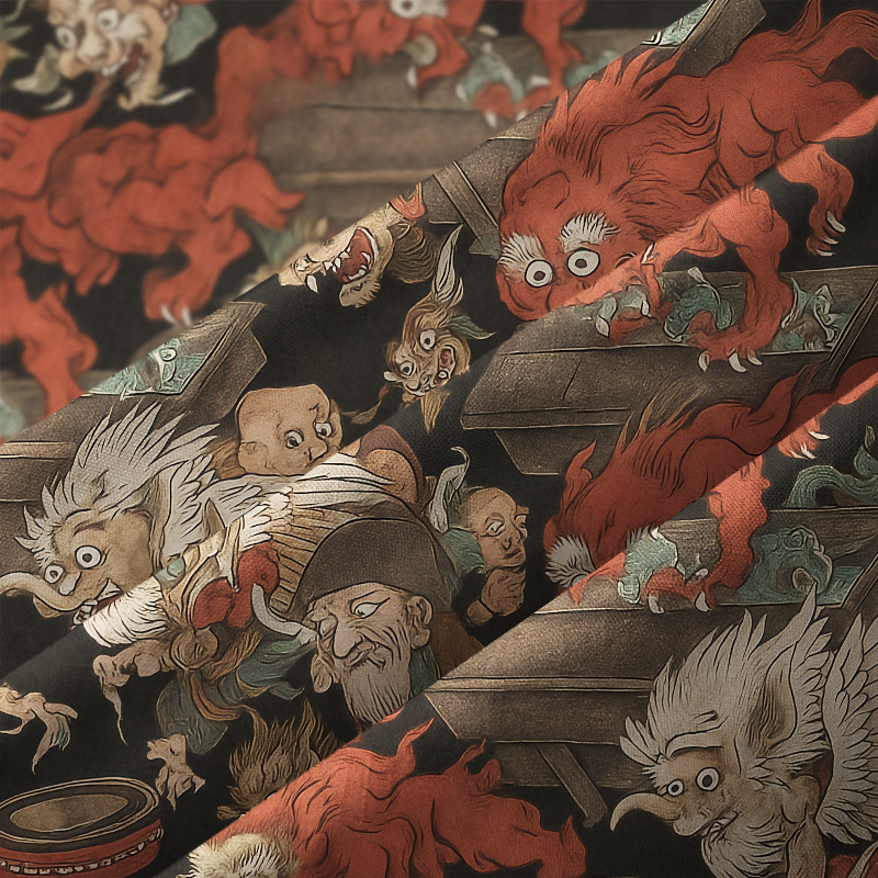 Tokyo-Tiger Japanese Mythical Beasts Aloha Hawaiian Shirt