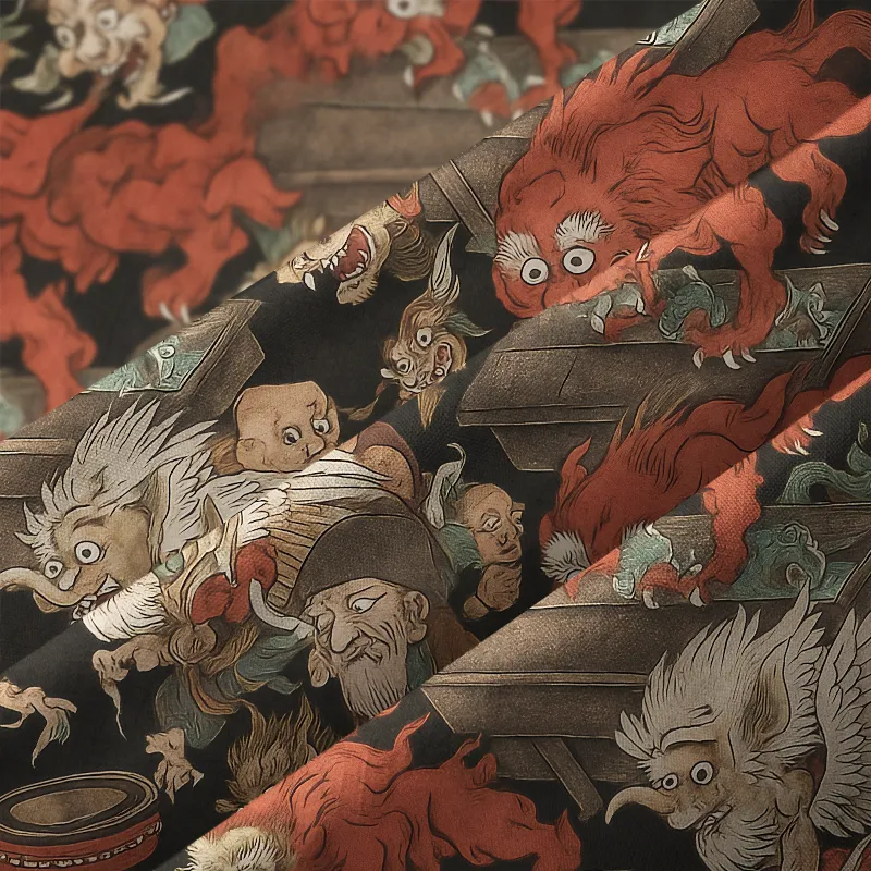 Tokyo-Tiger Japanese Mythical Beasts Aloha Hawaiian Shirt