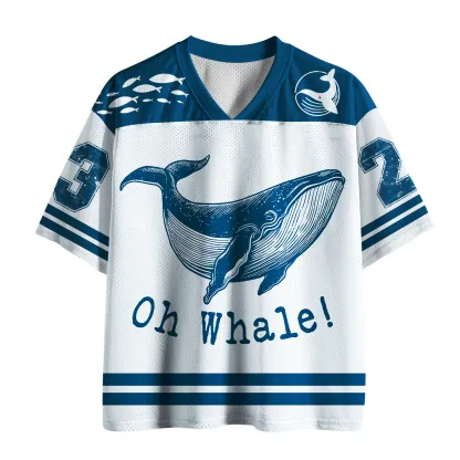 Tokyo-Tiger The "Oh Whale!" Carefree Mesh Jersey