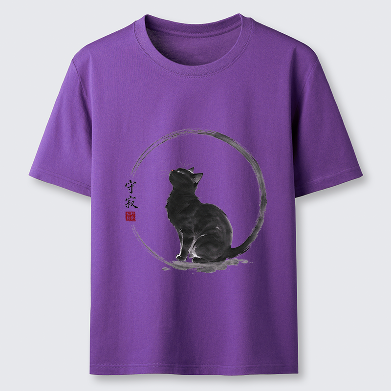 Tokyo-Tiger Traditional Zen Ink Cat Classic T-Shirt