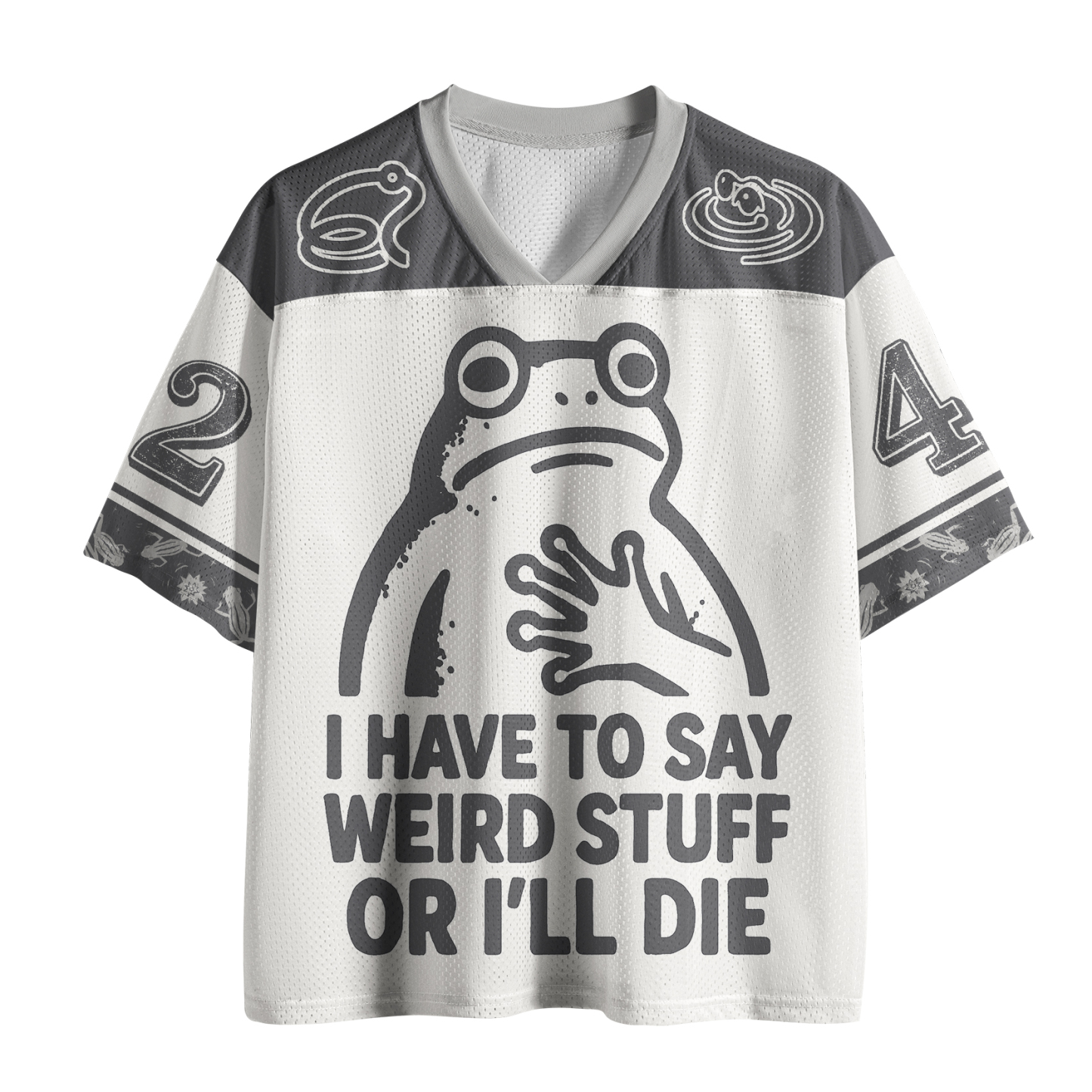 Tokyo-Tiger Weird Frog Funny Meme Chaos Edition Mesh Jersey Sale