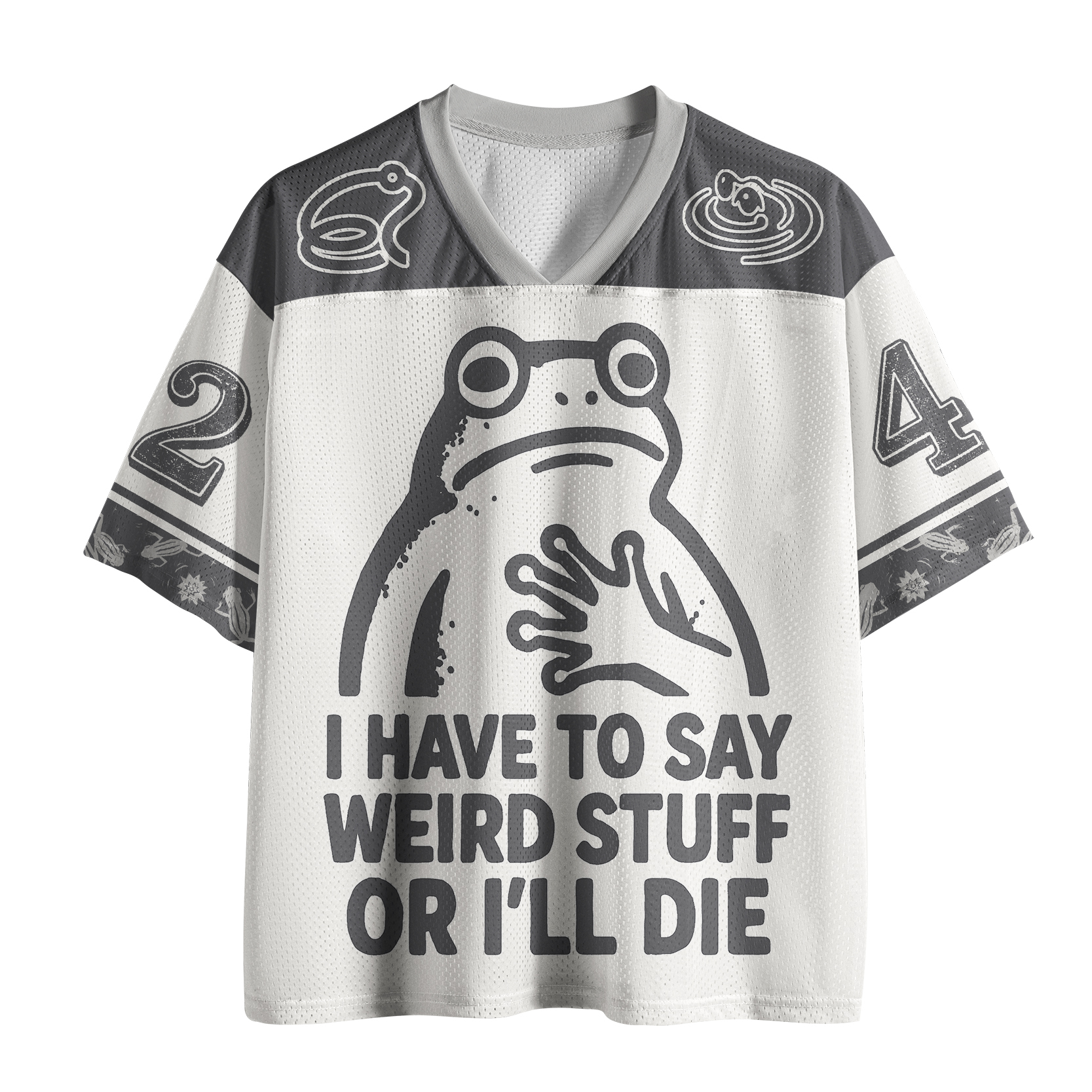Tokyo-Tiger Weird Frog Funny Meme Chaos Edition Mesh Jersey Sale