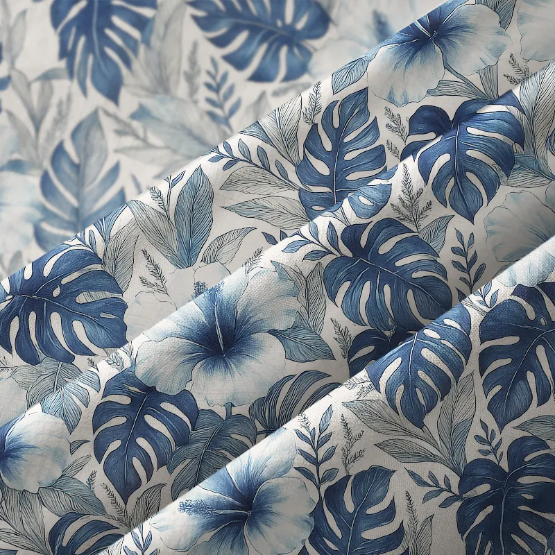 Tokyo-Tiger Lush Floral Jungle Button-up Shirt