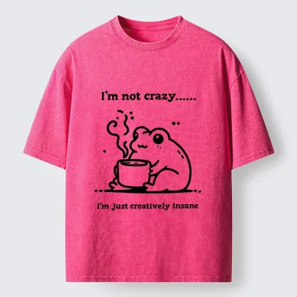 Tokyo‑Tiger Crazy Frog Meme Washed T‑Shirt