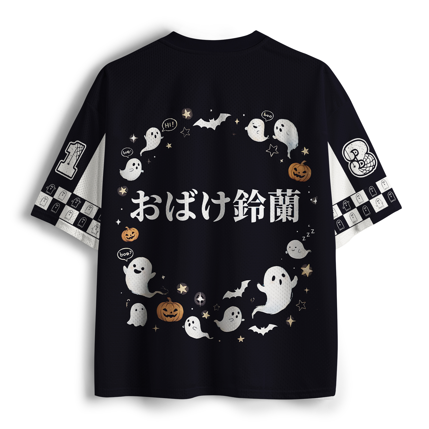 Tokyo-Tiger Ghost Lily Night Mesh Jersey