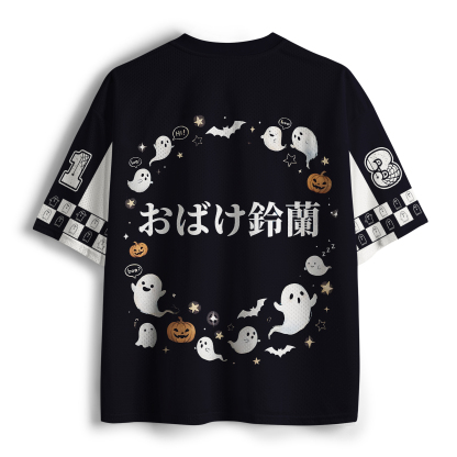 Tokyo-Tiger Ghost Lily Night Mesh Jersey