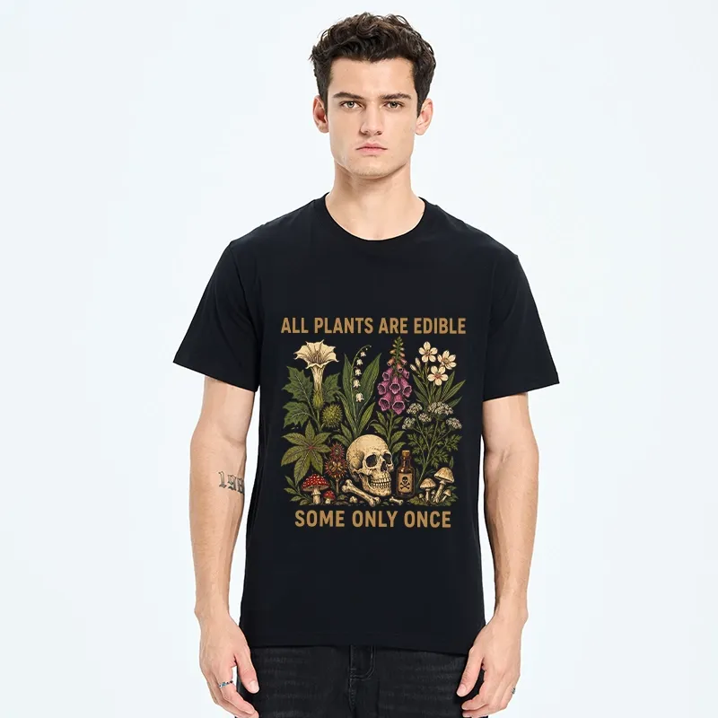Tokyo-Tiger Edible Plants Some Only Once Joke Classic T-Shirt