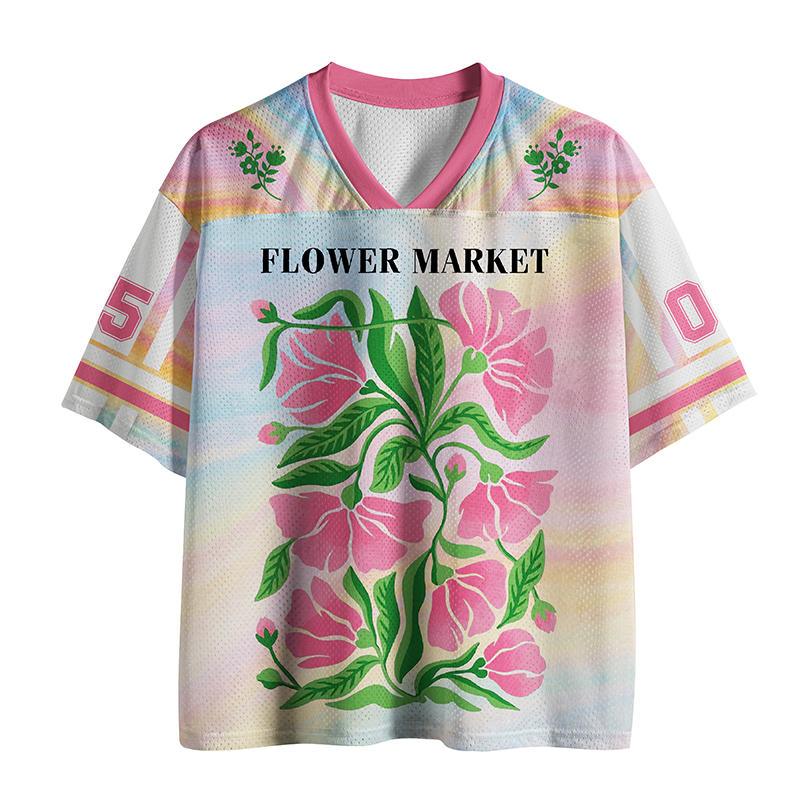 Tokyo-Tiger Flower Market Mesh Jersey