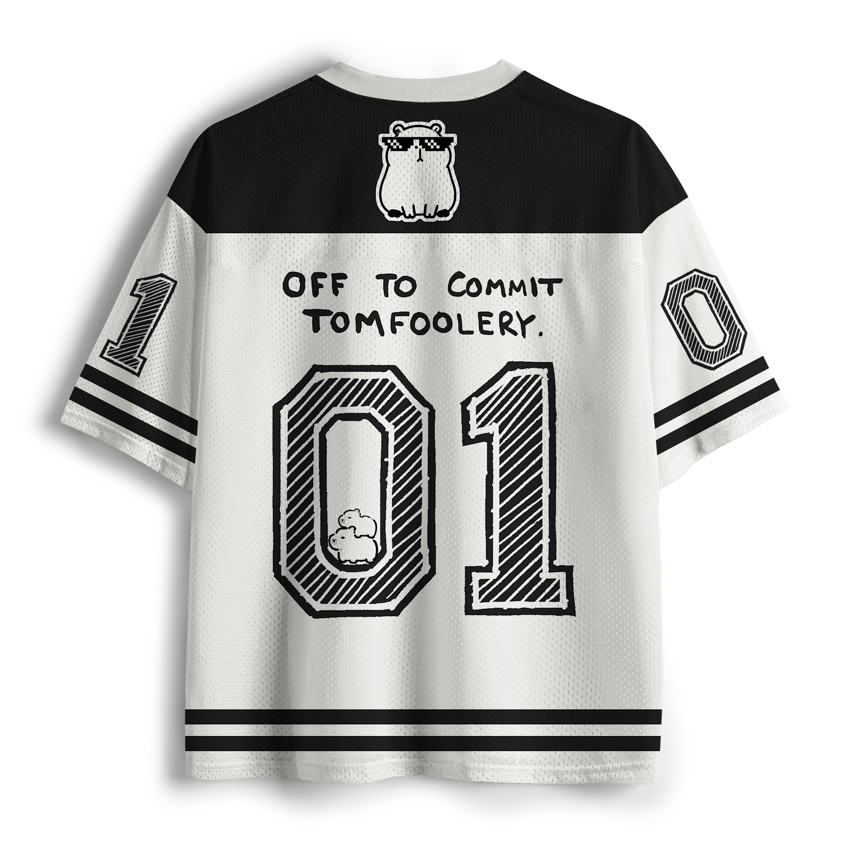 Tokyo-Tiger Funny Capybara：Preparing To Do Bad Things Mesh Jersey
