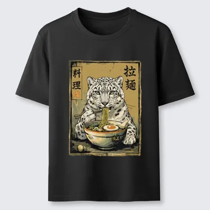 Tokyo-Tiger Ramen Snow Leopard Meme Classic T-Shirt