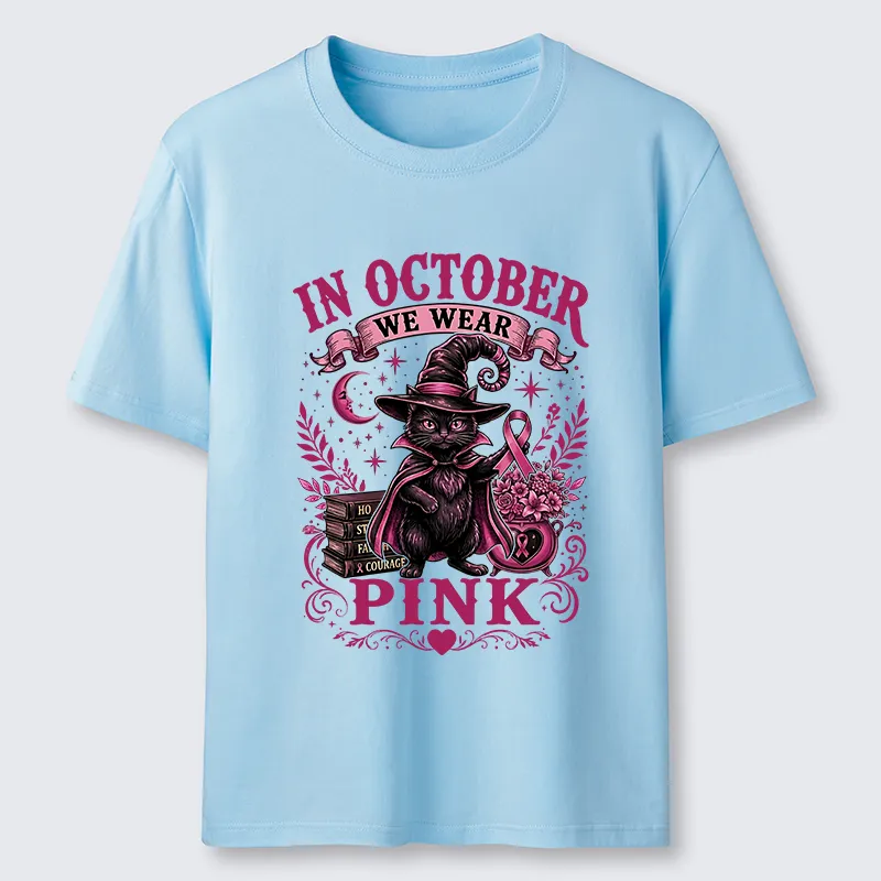Tokyo-Tiger Witch Cat Breast Cancer Awareness Classic T-Shirt