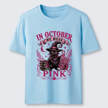 Tokyo-Tiger Witch Cat Breast Cancer Awareness Classic T-Shirt