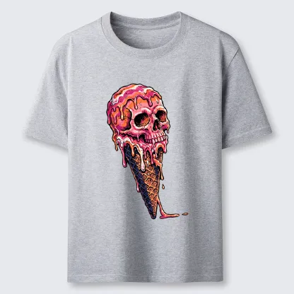 Tokyo-Tiger Skull Ice Cream Art Classic T-Shirt