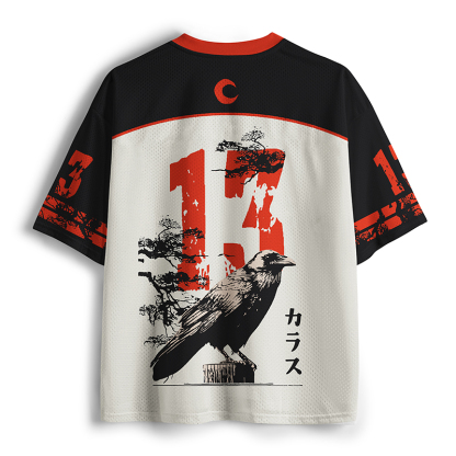 Tokyo-Tiger Sunset Raven Mesh Jersey