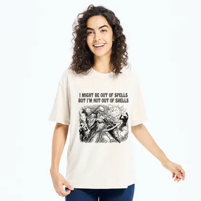 Tokyo-Tiger Funny Wizard Shell Meme Washed T-Shirt