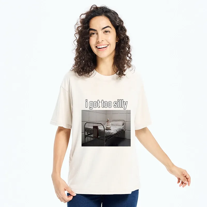 Tokyo-Tiger Duck In A Padded Room Meme Washed T-Shirt