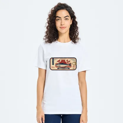 Tokyo-Tiger Vintage Japanese Sardine Can Art Classic T-Shirt