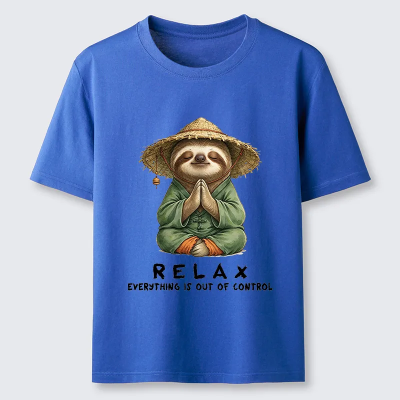 Tokyo-Tiger Zen Relax Sloth Graphic Classic T-Shirt