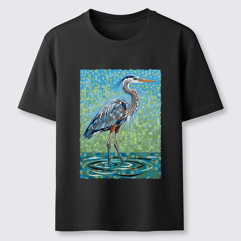 Tokyo-Tiger Color Block Heron Classic T-Shirt