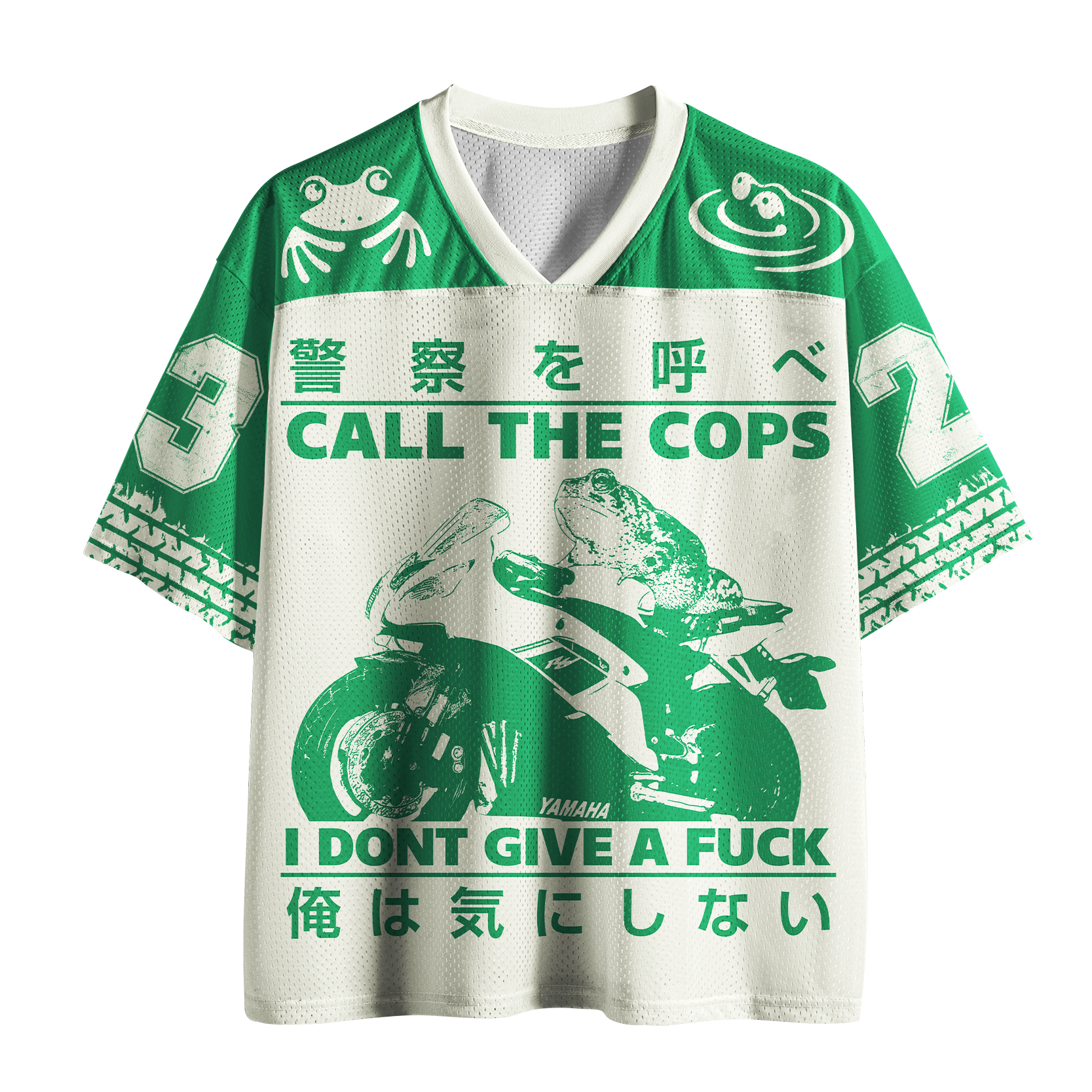 Tokyo-Tiger "Call The Cops" Street Racer Mesh Jersey
