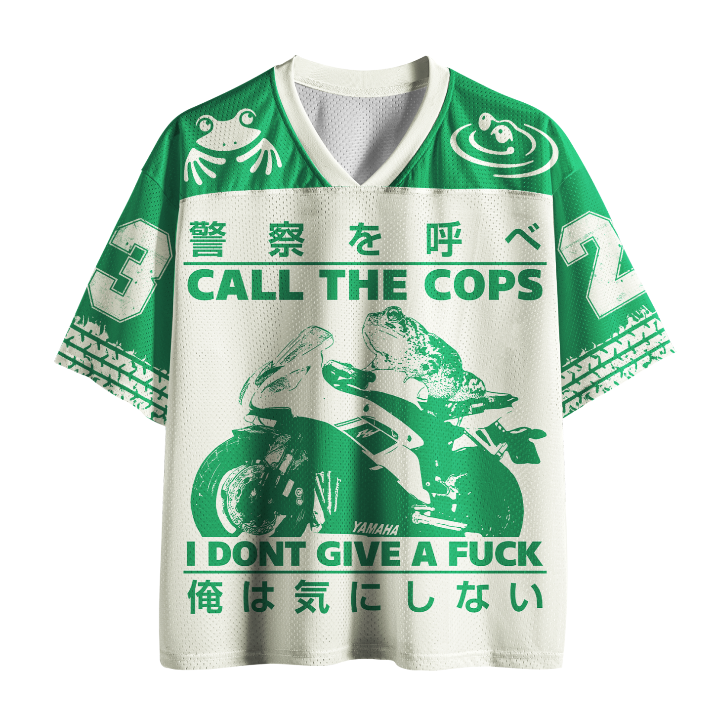 Tokyo-Tiger "Call The Cops" Street Racer Mesh Jersey
