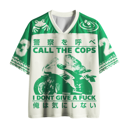 Tokyo-Tiger "Call The Cops" Street Racer Mesh Jersey