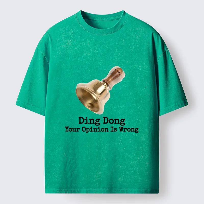 Tokyo-Tiger Funny Bell Quote Art Washed T-Shirt