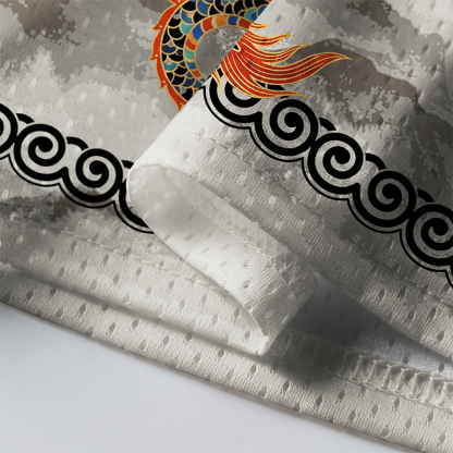 Tokyo-Tiger Enamel Celestial Dragon Of Misty Peaks Mesh Jersey