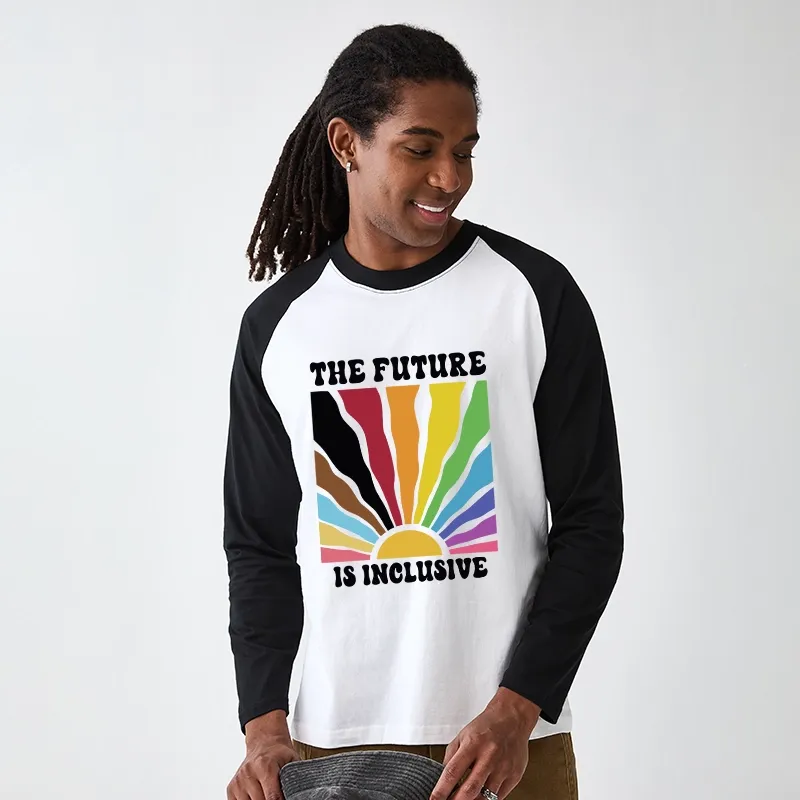 Tokyo-Tiger Pride Future Is Inclusive Raglan Long Sleeve T-shirt