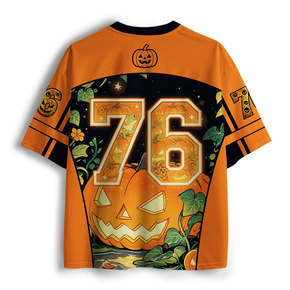 Tokyo-Tiger Frog Pumpkin Witch Night Mesh Jersey