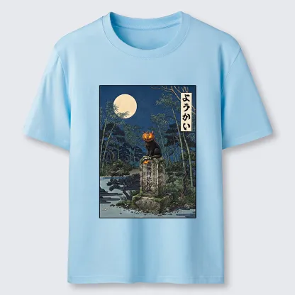 Tokyo-Tiger Funny Ghost Cat Classic T-Shirt