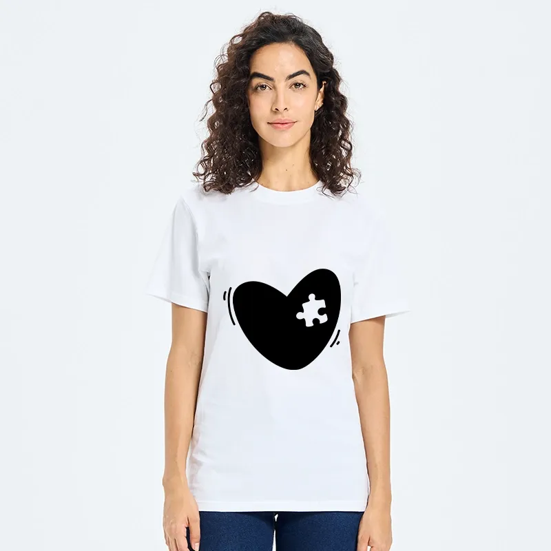 Tokyo-Tiger Cute Heart Puzzle Classic T-Shirt