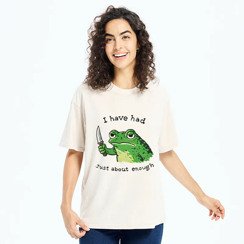 Tokyo-Tiger Impatient Frog Washed T-Shirt