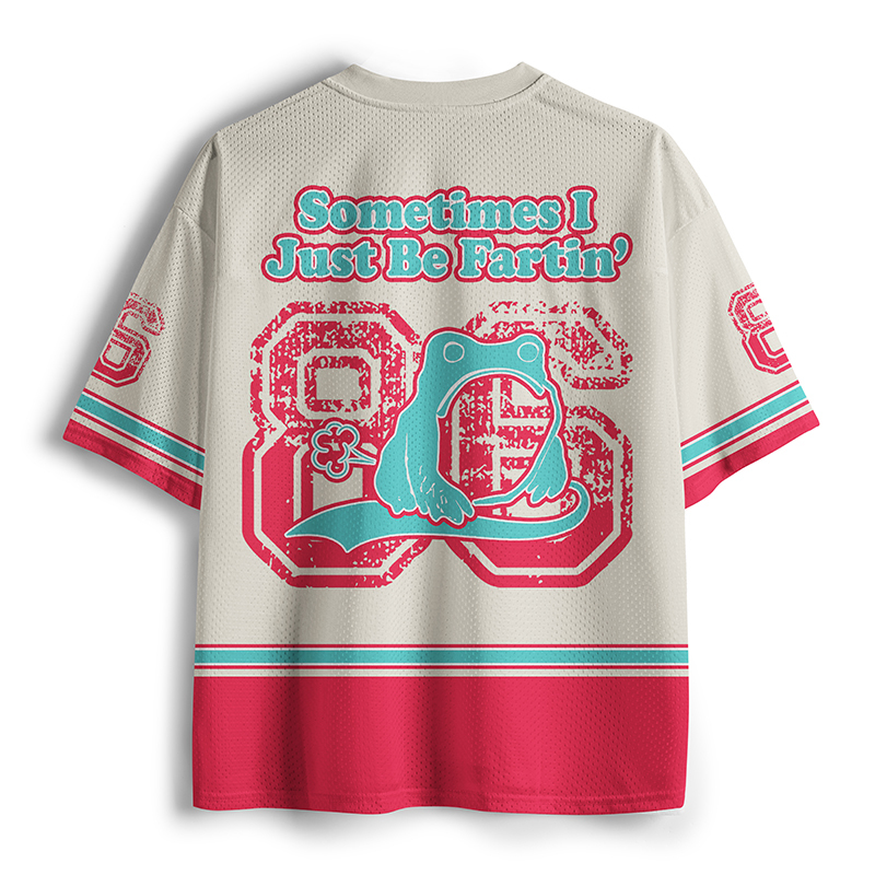 Tokyo-Tiger Farting Frog Japanese Mesh Jersey