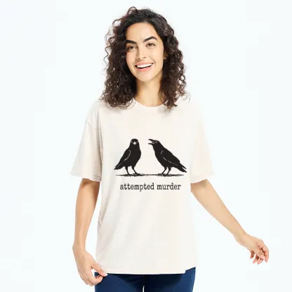 Tokyo-Tiger Funny Crow Meme Argument Washed T-Shirt