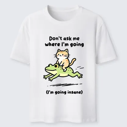 Tokyo-Tiger Cat Riding Frog Meme Classic T-Shirt