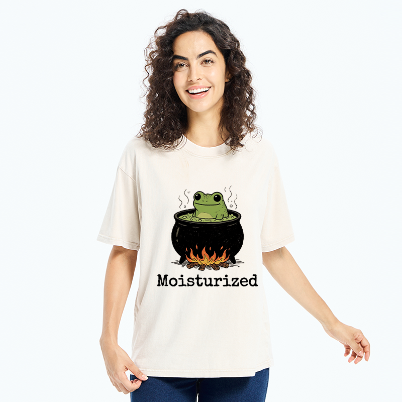 Tokyo-Tiger Funny Frog In A Pot Meme Washed T-Shirt