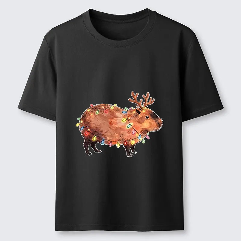 Tokyo-Tiger Christmas Capybara Glow Classic T-Shirt