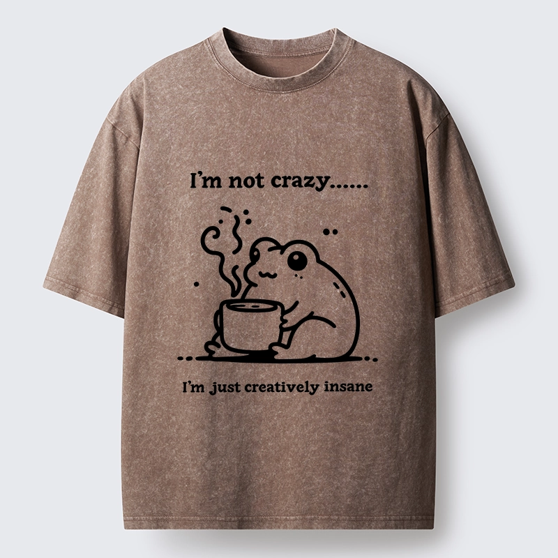 Tokyo‑Tiger Crazy Frog Meme Washed T‑Shirt