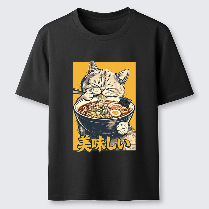 Tokyo-Tiger Cat Eat Ramen Classic T-Shirt