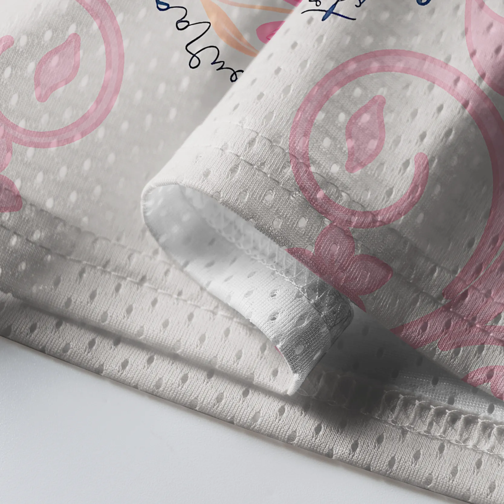 Tokyo-Tiger "All That She Is" Floral Mesh Jersey