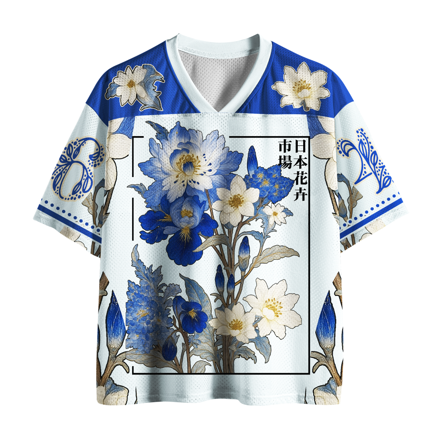 Tokyo-Tiger The Delphinium&Iris Mesh Jersey