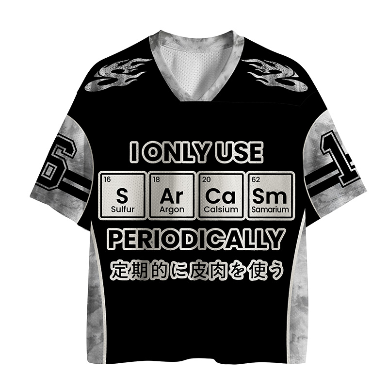 Tokyo-Tiger Interesting Chemical Elements Mesh Jersey