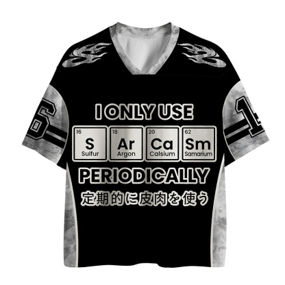 Tokyo-Tiger Interesting Chemical Elements Mesh Jersey