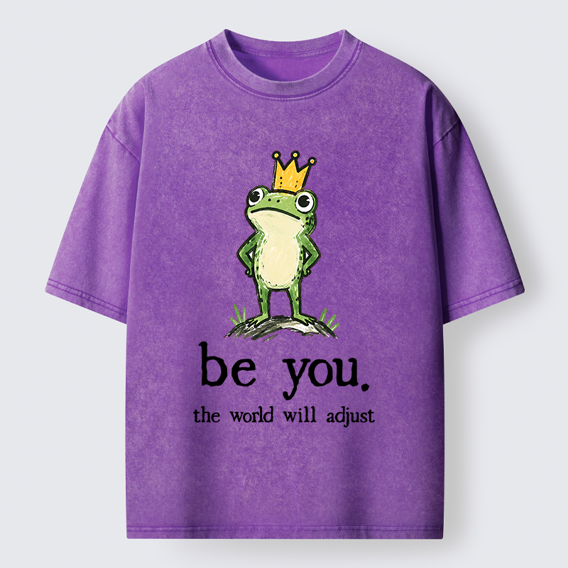 Tokyo-Tiger Confident Crown Frog Washed T-Shirt