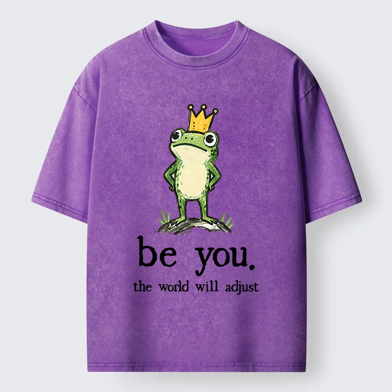 Tokyo-Tiger Confident Crown Frog Washed T-Shirt