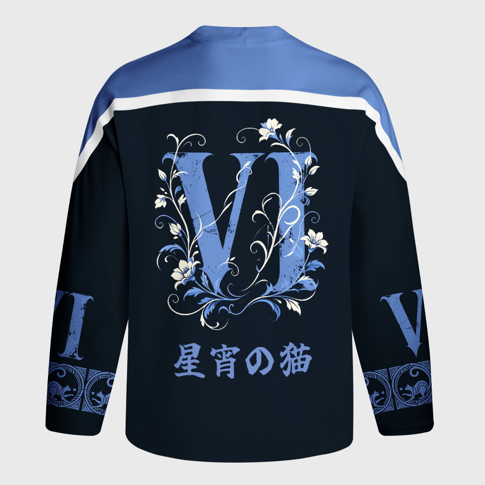 Tokyo-Tiger Lunar Cat Long-Sleeve Hockey Jersey