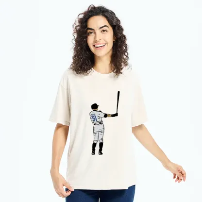 Tokyo-Tiger Baseball Handsome Pose Washed T-Shirt