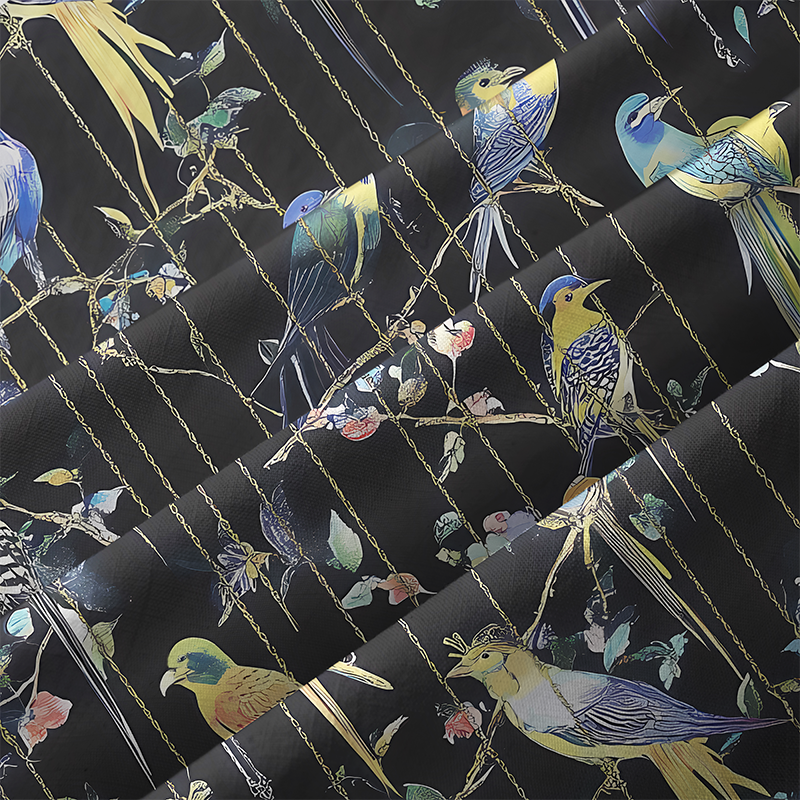 Tokyo-Tiger Parrots On Branch Button-up Shirt