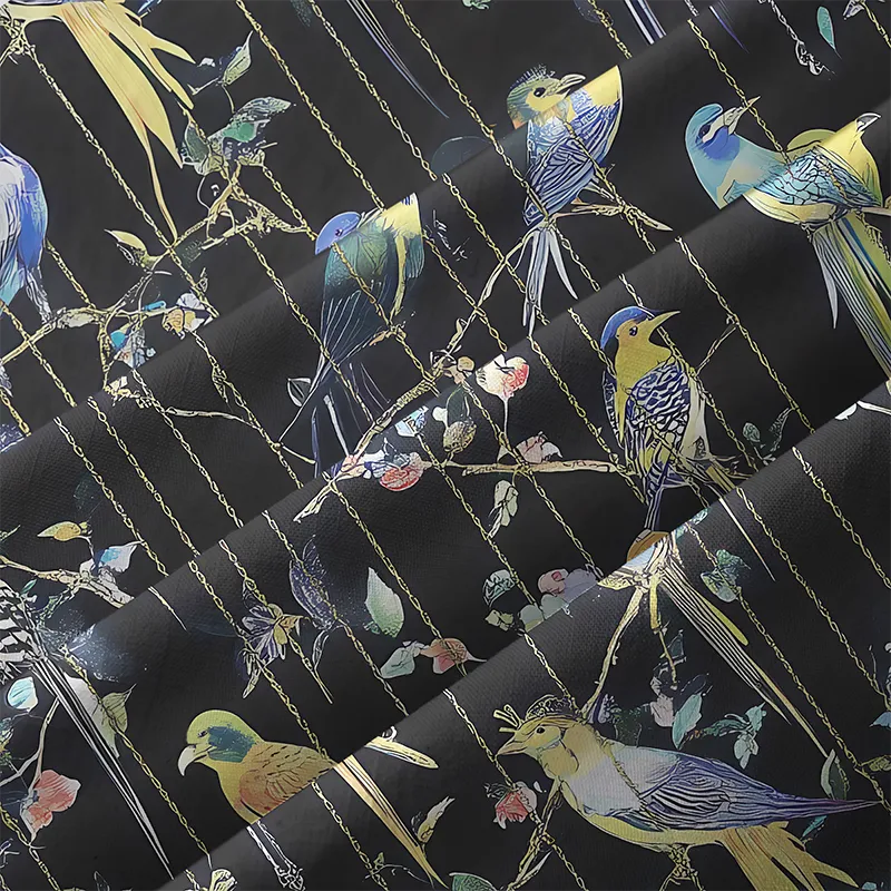 Tokyo-Tiger Parrots On Branch Button-up Shirt
